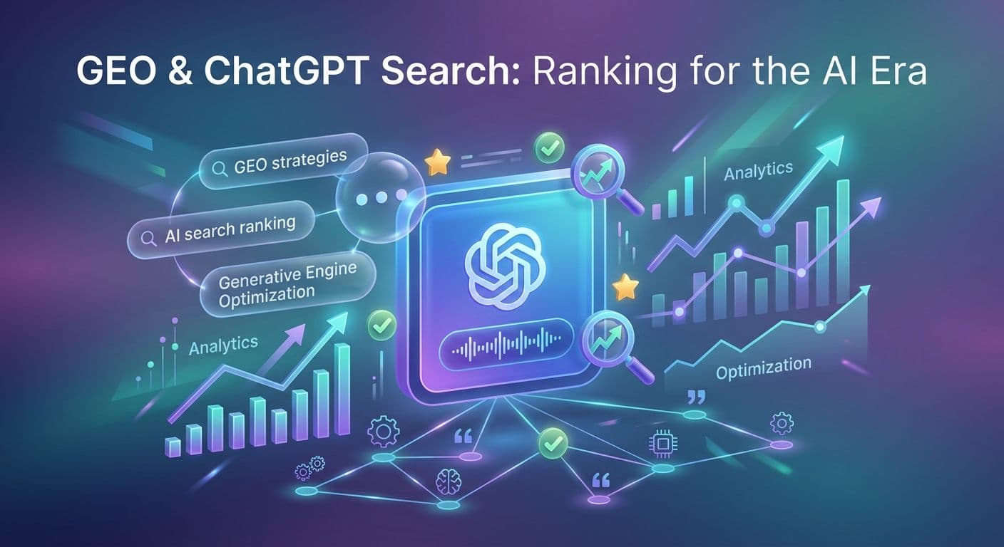 How to Rank on ChatGPT Search: GEO Strategies That Actually Work in 2025